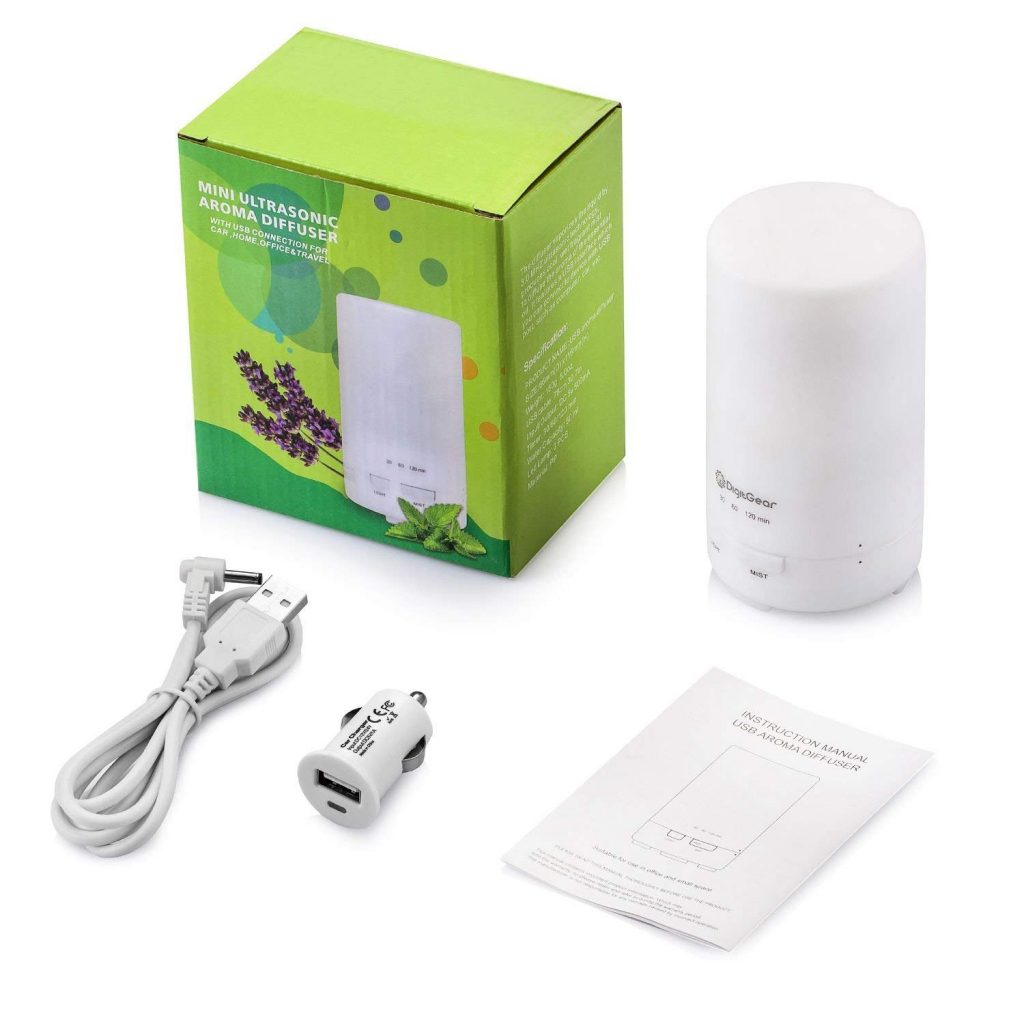 USB Essential Oil Diffuser 50ml Portable Mini Diffuser Ultrasonic